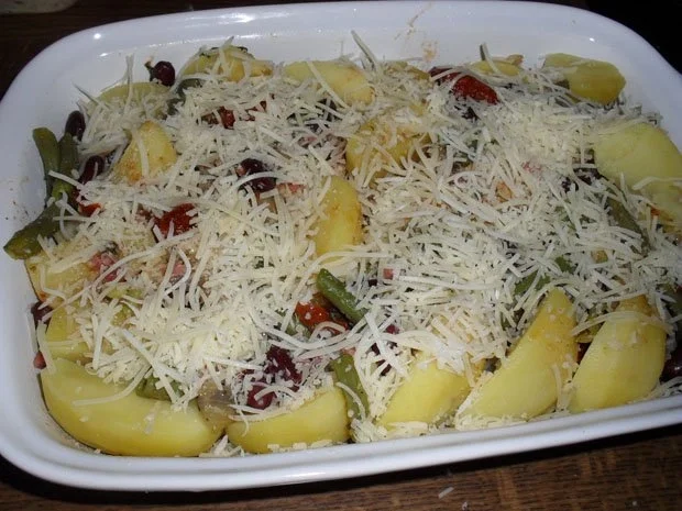 Auflauf: Hühnerbrust mit Bohnen und Kartoffeln - Rezept - Bild Nr. 9