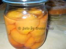 Eingmachtes: Pfirsichhälften, eingekocht - Rezept