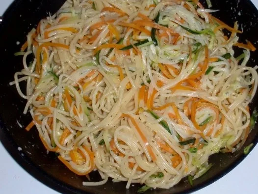 Schweinefilet mit Gemüse-Spaghetti - Rezept - Bild Nr. 12