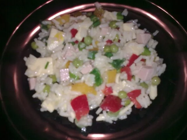 bunter Reissalat - Rezept