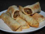 Filo-Hackröllchen - Rezept