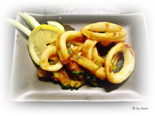 Fisch: Asiatisch marinierter Tintenfisch - Rezept