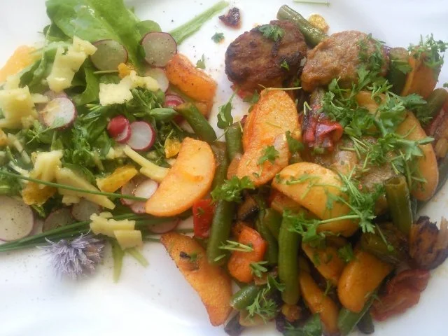 schneller Blattsalat mit Radieschen - Rezept