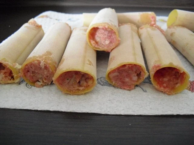 Rezept: Cannelloni in Tomaten-Sahne Bild Nr. 3 Cannelloni in Tomaten-Sahne - Rezept - Bild Nr. 3