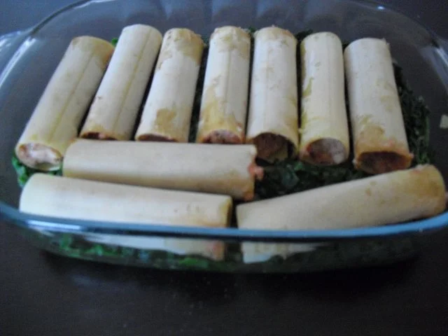 Rezept: Cannelloni in Tomaten-Sahne Bild Nr. 4 Cannelloni in Tomaten-Sahne - Rezept - Bild Nr. 4