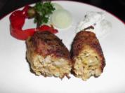 Hackröllchen mit Feta - Rezept