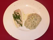 Zanderfilet mit Kräuterrisotto (Manon Straché) - Rezept