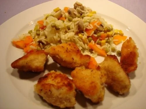 Rezept: Backhendl-Nuggets Bild Nr. 2 Backhendl-Nuggets - Rezept - Bild Nr. 2