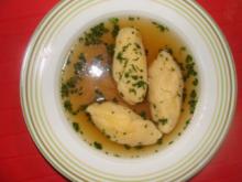 Suppe :-Grießnockerlsuppe- - Rezept