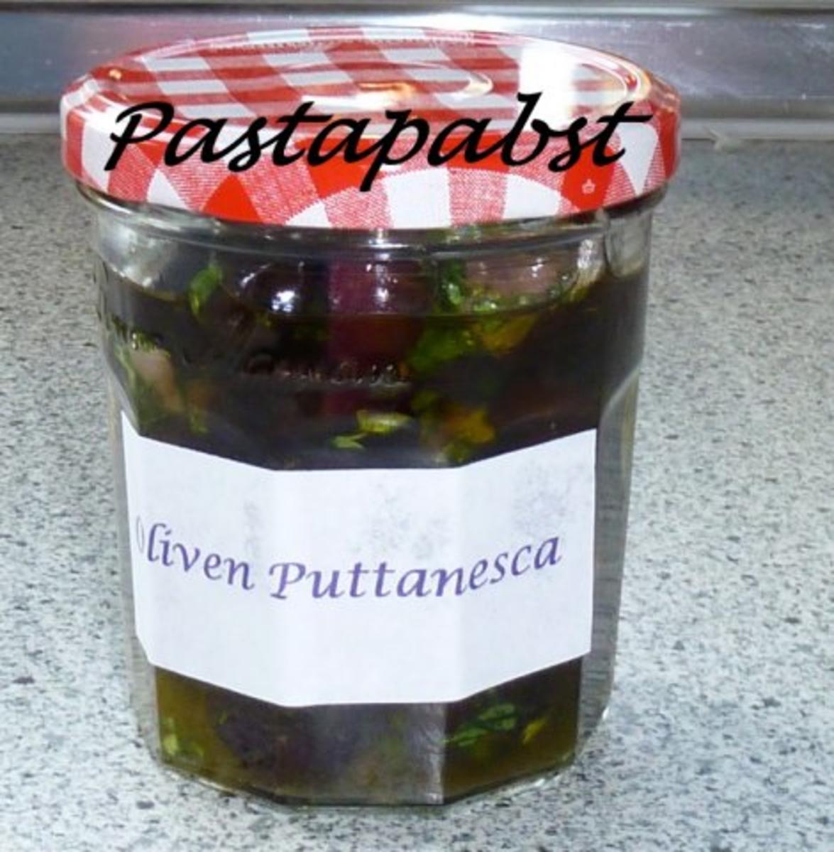 Oliven Puttanesca - Rezept