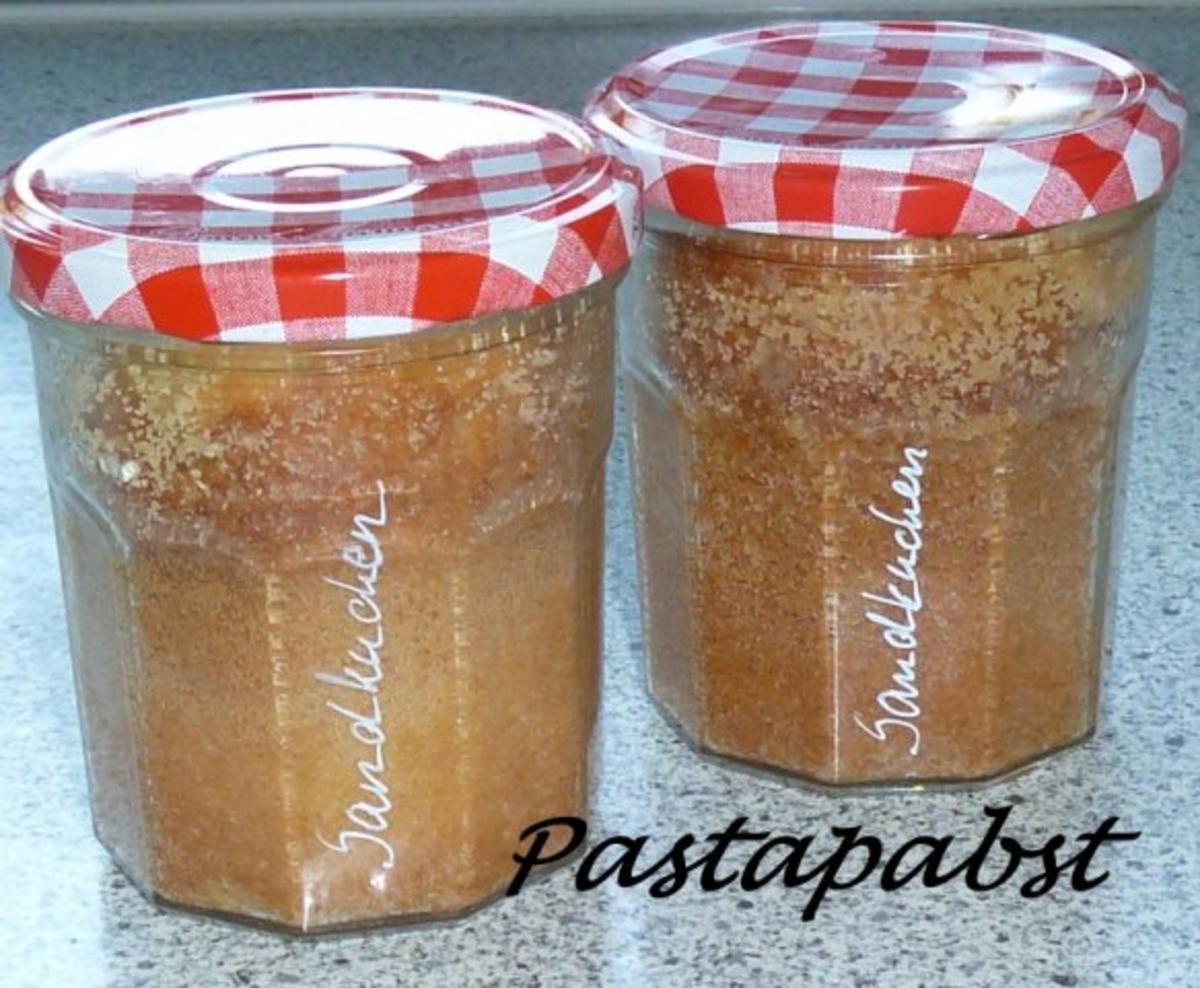 Sandkuchen aus dem Glas - Rezept mit Bild - kochbar.de