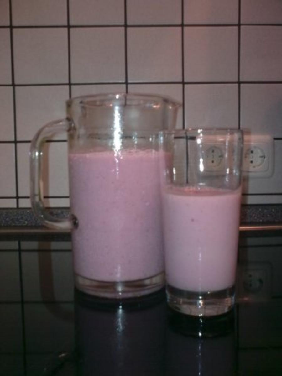 Erdbeermilch - Rezept