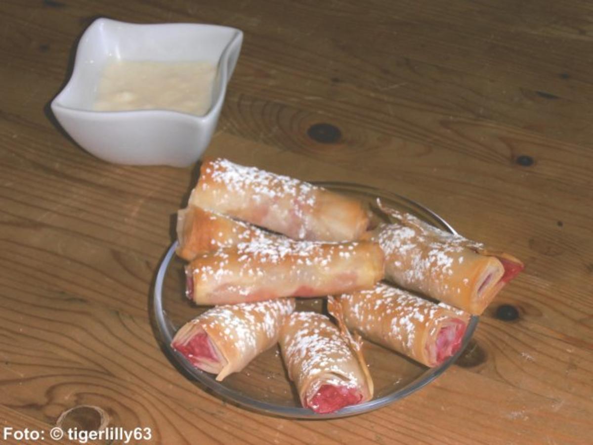 Bilder für Süße Frühlings-Rollen - Rezept