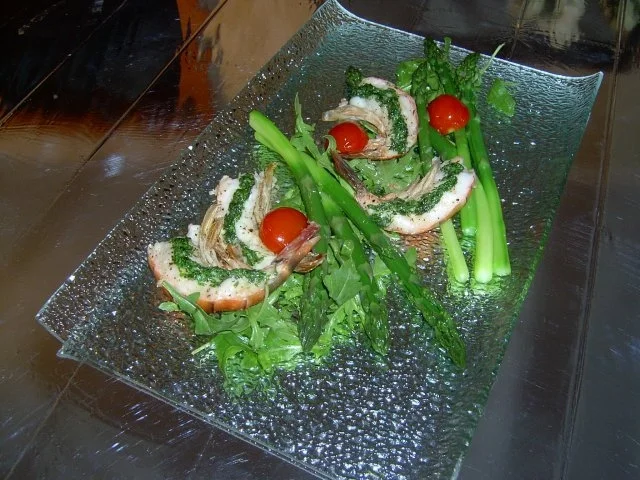 Grüner Spargelsalat mit Black Tiger Prawns - Rezept - Bild Nr. 2