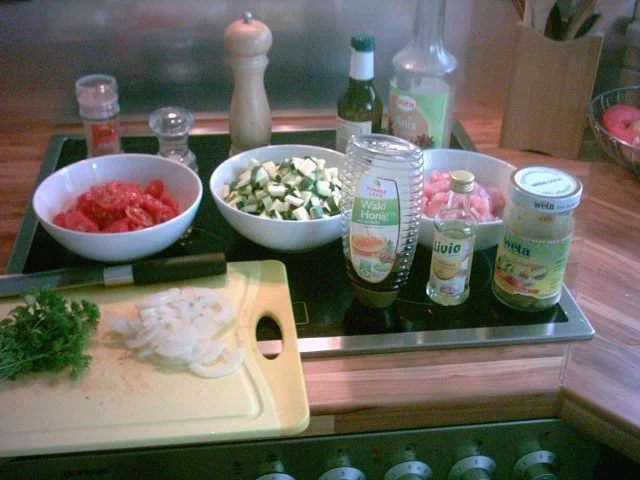 Puten-Zucchini-Pfanne, süss-sauer - Rezept - Bild Nr. 3