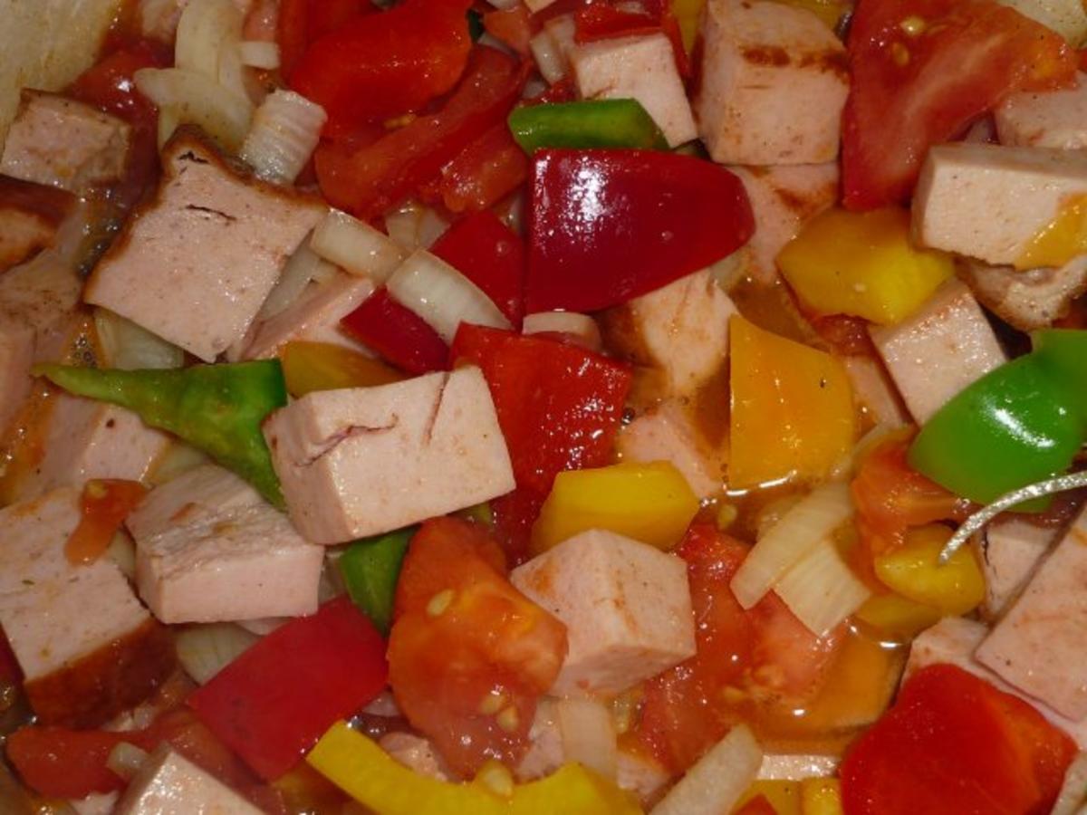 Leberkäs auf Zigeunerart - schnell &amp; einfach - 22 kcal/100g