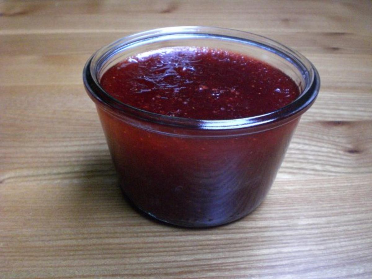 Bilder für Erdbeer-Rhabarber-Vanille-Marmelade - Rezept