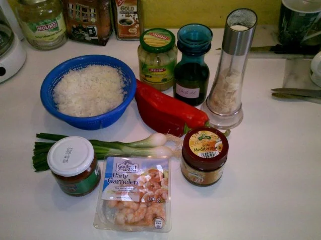 Rezept: Fisch: Garnelenpfanne Bild Nr. 2 Fisch: Garnelenpfanne - Rezept - Bild Nr. 2