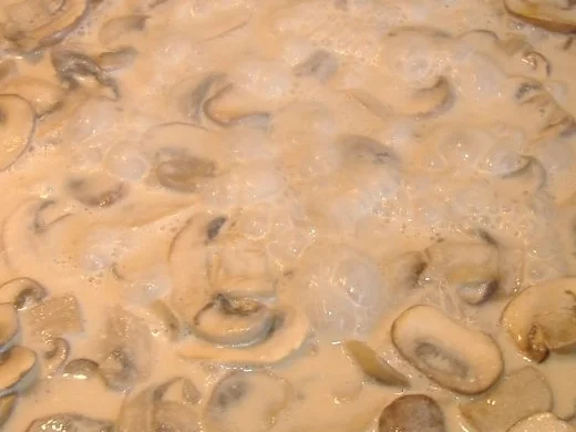 Rezept: Filetspitzen mit Champignons und Basilikum Bild Nr. 3 Filetspitzen mit Champignons und Basilikum - Rezept - Bild Nr. 3