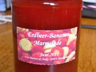Erdbeer-Bananen-Marmelade - Rezept