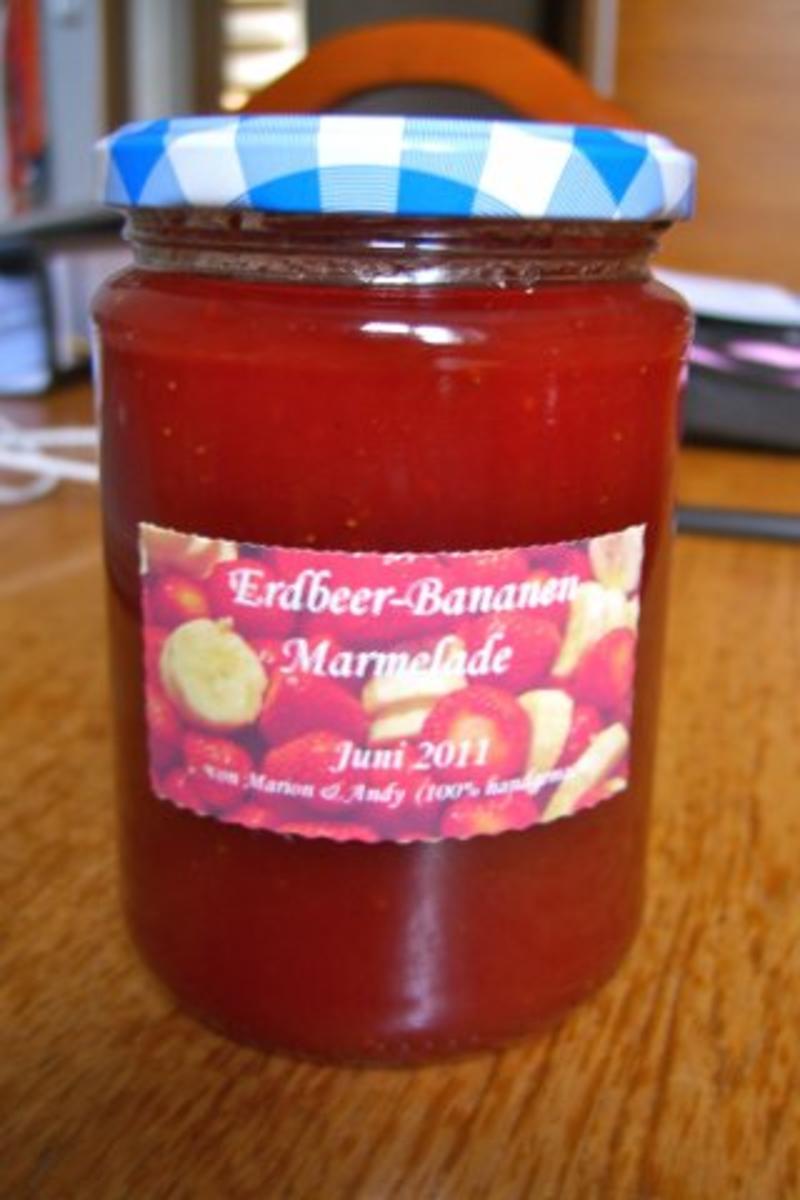 Bilder für Erdbeer-Bananen-Marmelade Rezept