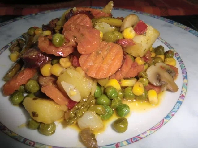 Bunte Gemüsepfanne mit Cabanossi - Rezept - Bild Nr. 5