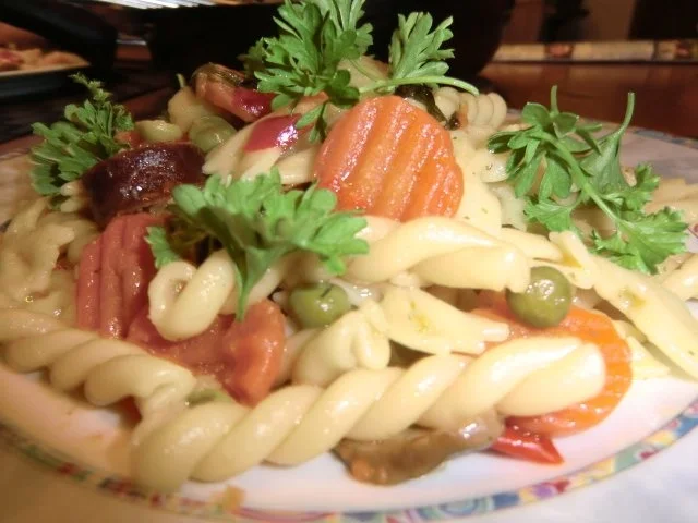 Nudel - Gemüsepfanne - Rezept