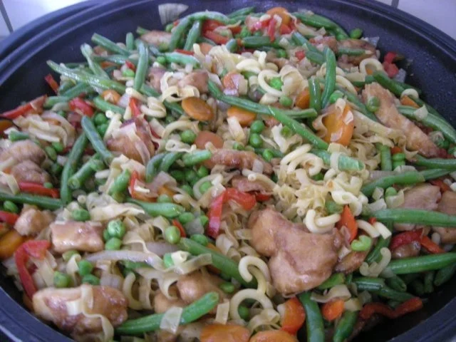 Wok Pfanne nach meiner Art - Rezept