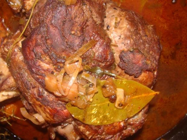 Fleisch : - Marinierte Hammelkeule - - Rezept - kochbar.de