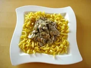 Züricher Geschnetzeltes mit Spätzle - Rezept