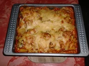 Rezept: Bine`s Maultaschenauflauf Bine`s Maultaschenauflauf - Rezept