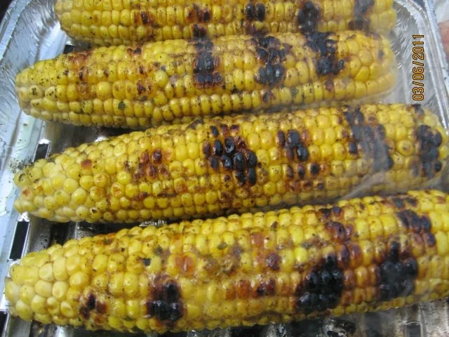 Gegrillter Mais mit Currybutter - Rezept