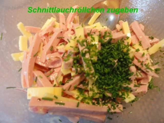 Salatbar:  WURSTSALAT - Rezept - Bild Nr. 4