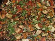 Gemüse vom Blech - Rezept