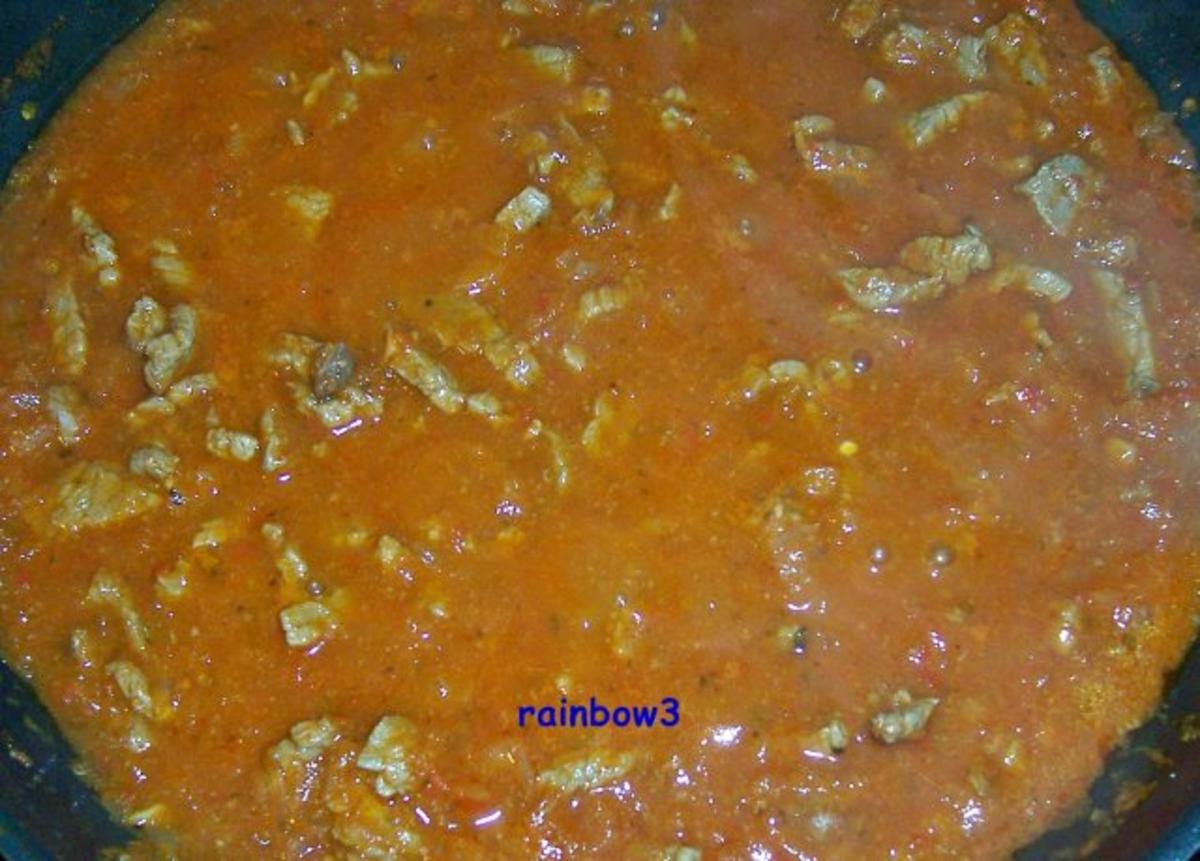 Kochen: Rindsgeschnetzeltes mit Tomatensauce - Rezept - Bild Nr. 6