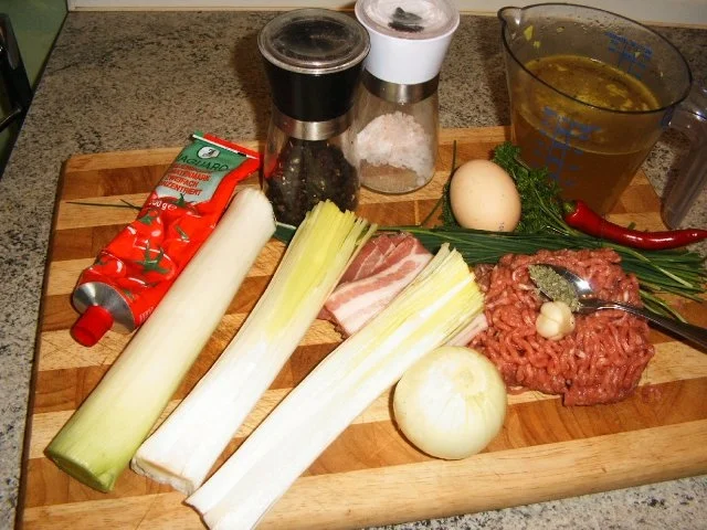 Rezept: Gefüllter Porree Bild Nr. 2 Gefüllter Porree - Rezept - Bild Nr. 2