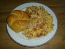 Leberkäse- Rührei - Rezept