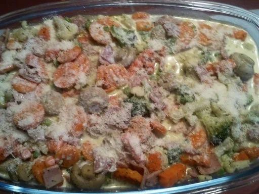 Nightcookers Gemüsesatt-Auflauf Wenns schnell gehen muß - Rezept - Bild Nr. 5