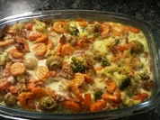 Nightcookers Gemüsesatt-Auflauf Wenns schnell gehen muß - Rezept