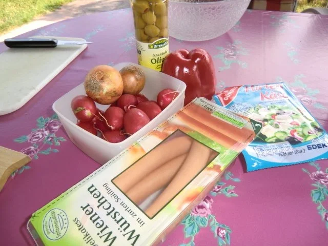 Radieschensalat mit Wiener Würstchen - Rezept - Bild Nr. 2