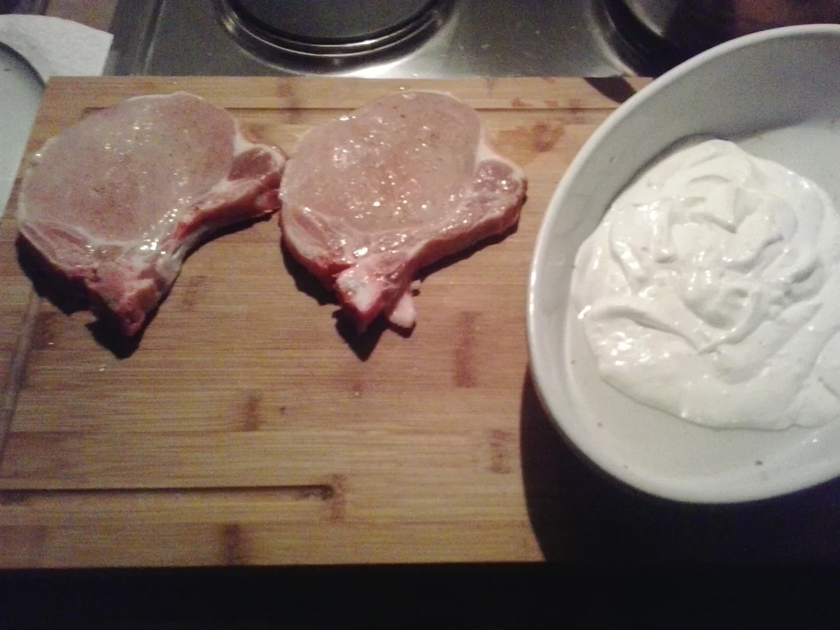 Parmesankotelett mit saurer Sahne - Rezept - Bild Nr. 6638