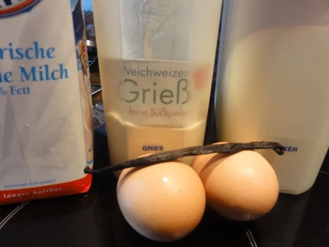 Dessert:   VANILLEGRIEß - FLAMMERI - Rezept - Bild Nr. 2