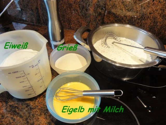 Dessert:   VANILLEGRIEß - FLAMMERI - Rezept - Bild Nr. 3