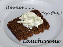 Lauchcreme aus Frischkäse - Rezept