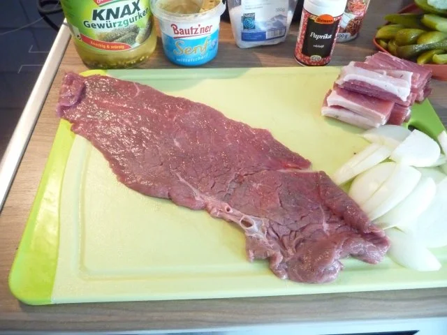 Rind : Rouladen mit Kohlrabigemüse und Salzkartoffeln - Rezept - Bild Nr. 4