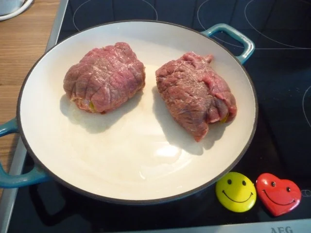 Rind : Rouladen mit Kohlrabigemüse und Salzkartoffeln - Rezept - Bild Nr. 9