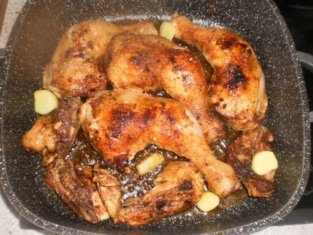 Hähnchenkeulchen ~ Spargel ~ Pilz-Tomaten-Sauce - Rezept - Bild Nr. 6