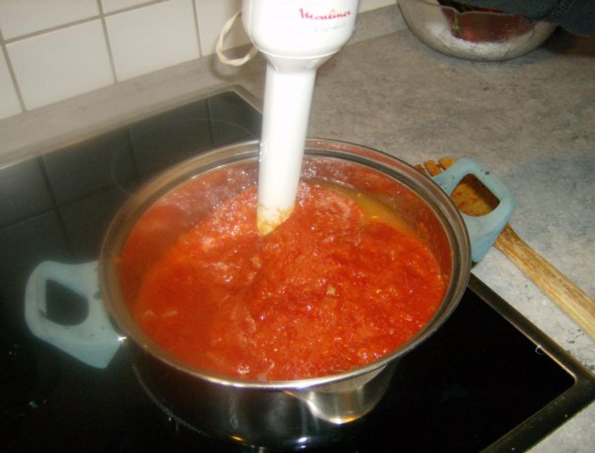 schnelle Tomatensoße mit Penne - Rezept - Bild Nr. 4