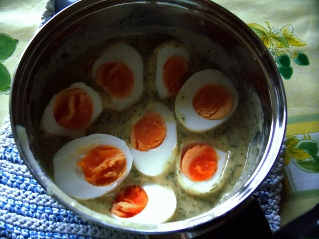 EIER IN SENF - DILL - SOßE - Rezept - Bild Nr. 2