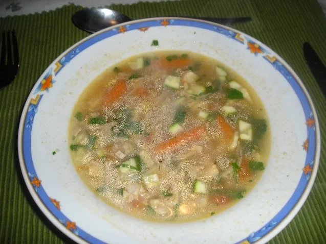 Tomaten-Hähnchen-Suppe - Rezept